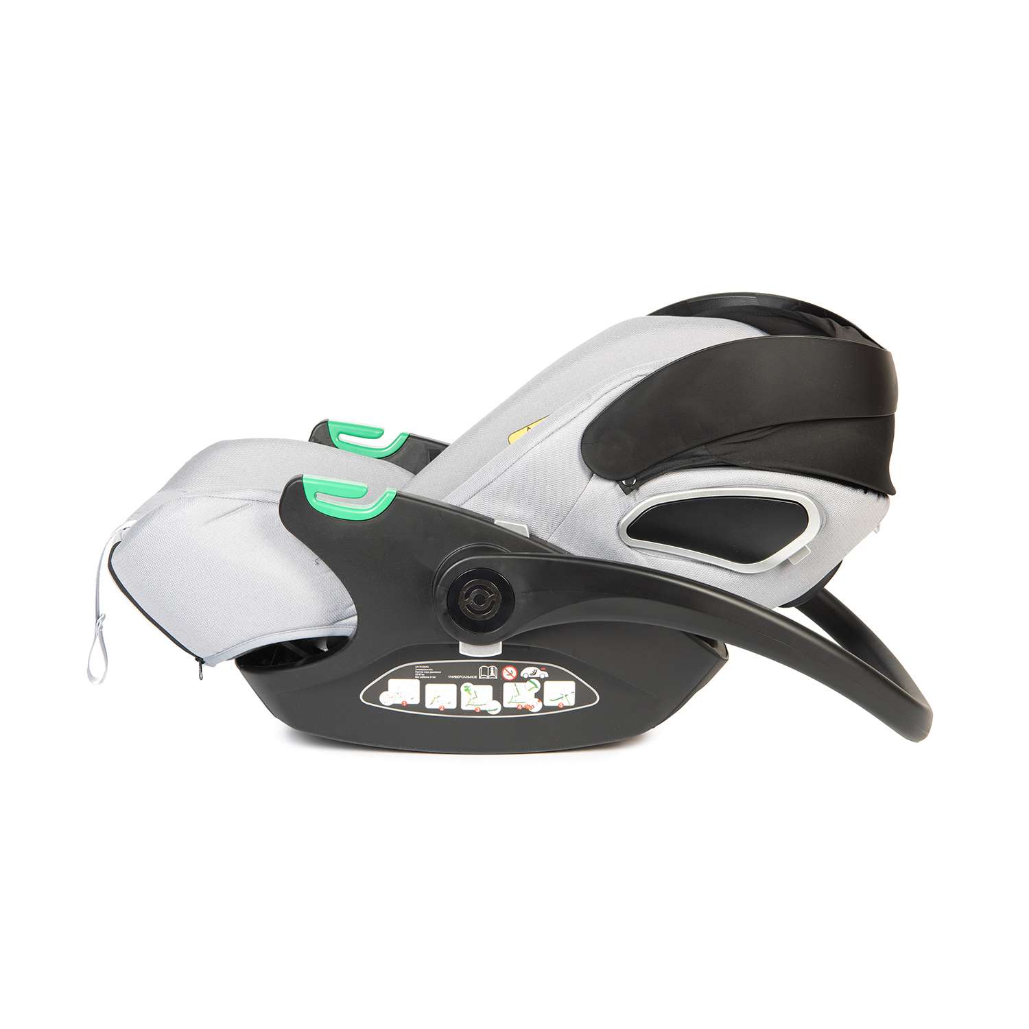 Автокресло Olsson B-Safe Grey 0+/1 (0-18 кг) серый - фото 14