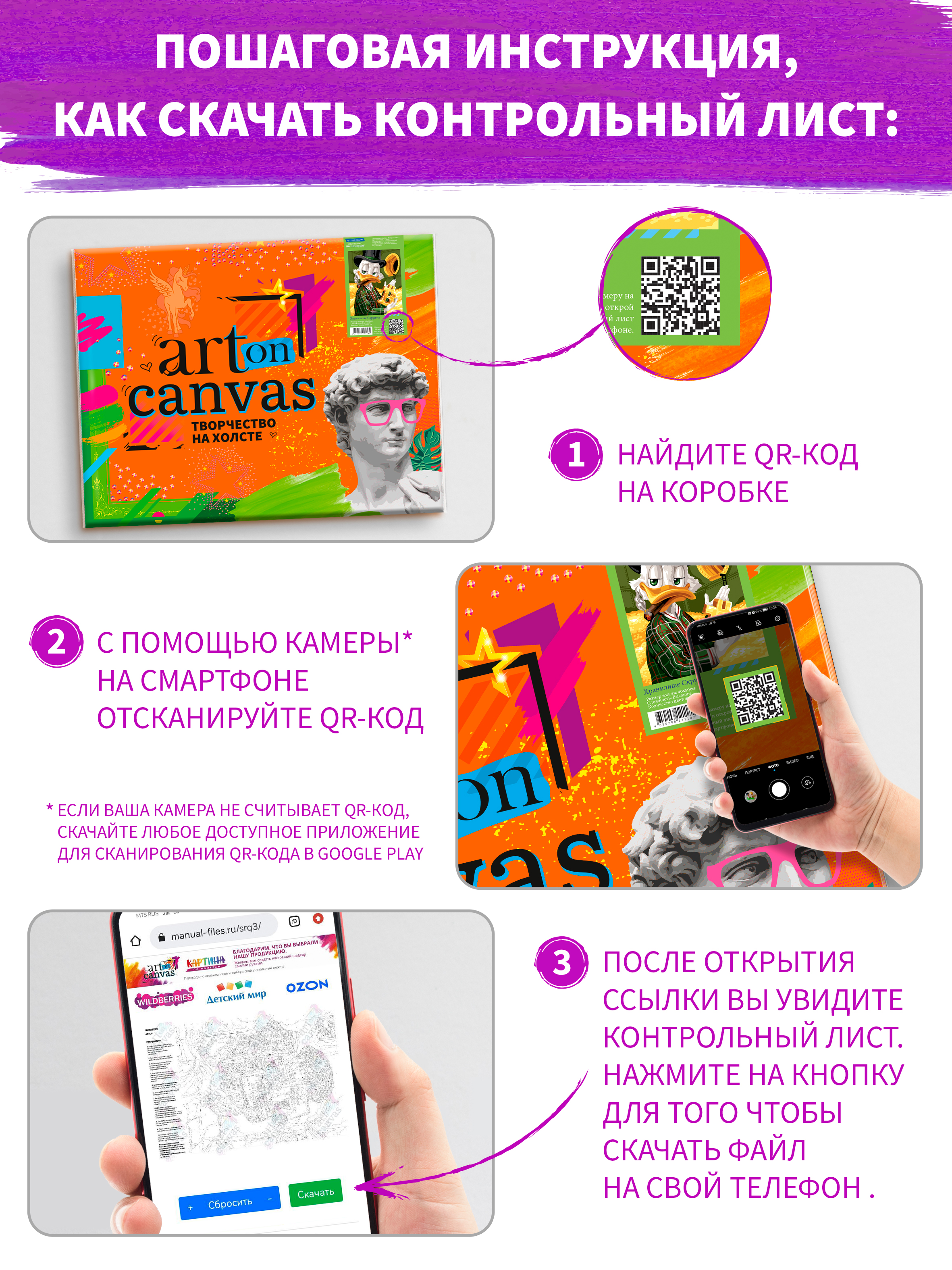 Картина по номерам Art on Canvas Стильные страусы в ассортименте - фото 6