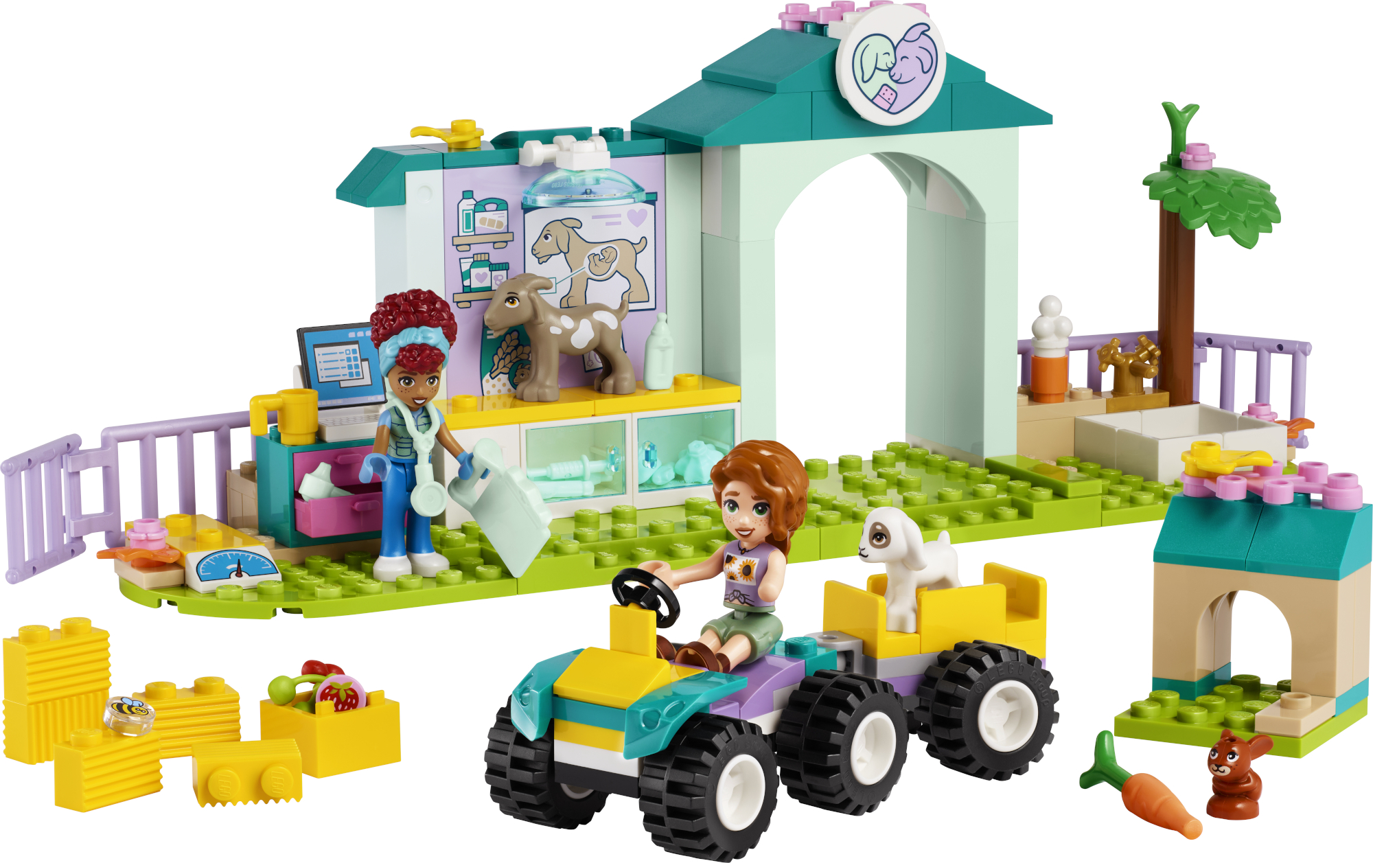 Конструктор LEGO Friends Ветклиника сельскохоз животных 161 дет. - фото 2