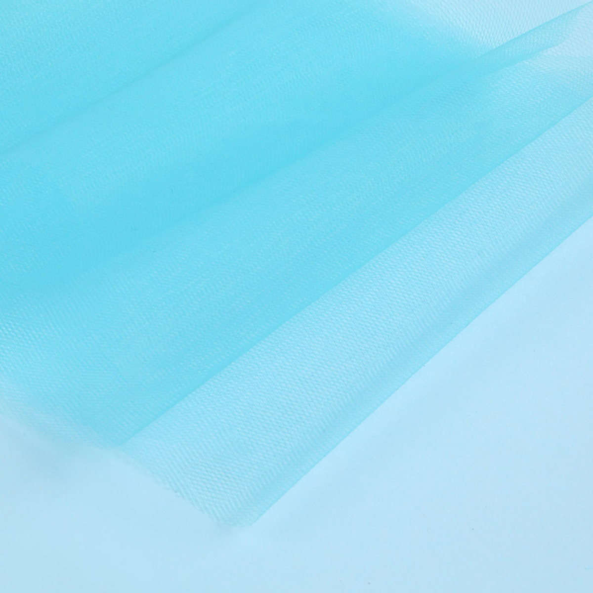 Фатин в шпульках TBY средней жесткости ширина 150 мм уп.22.86м бирюзовый - фото 4