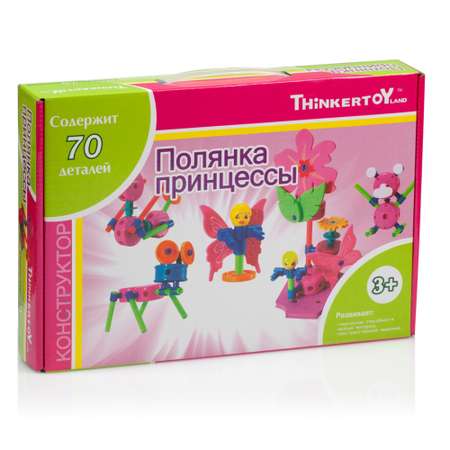 Конструктор Thinkertoy Полянка принцессы 70 дет.