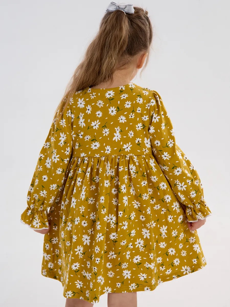 Платье YAXX 005--Платье ромашка/горчица - фото 6