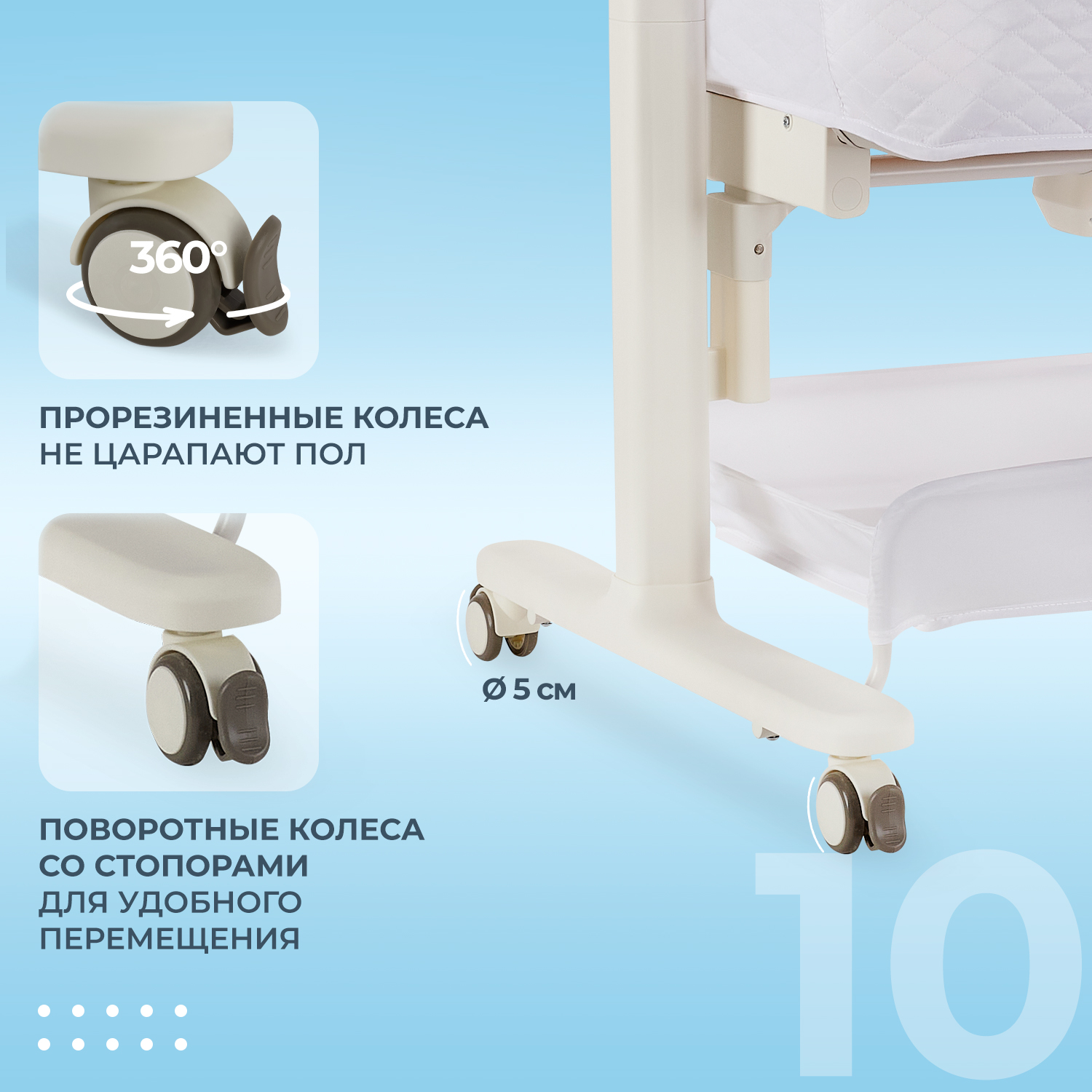 Колыбель с электронным укачиванием Nuovita Accanto quadro - фото 11