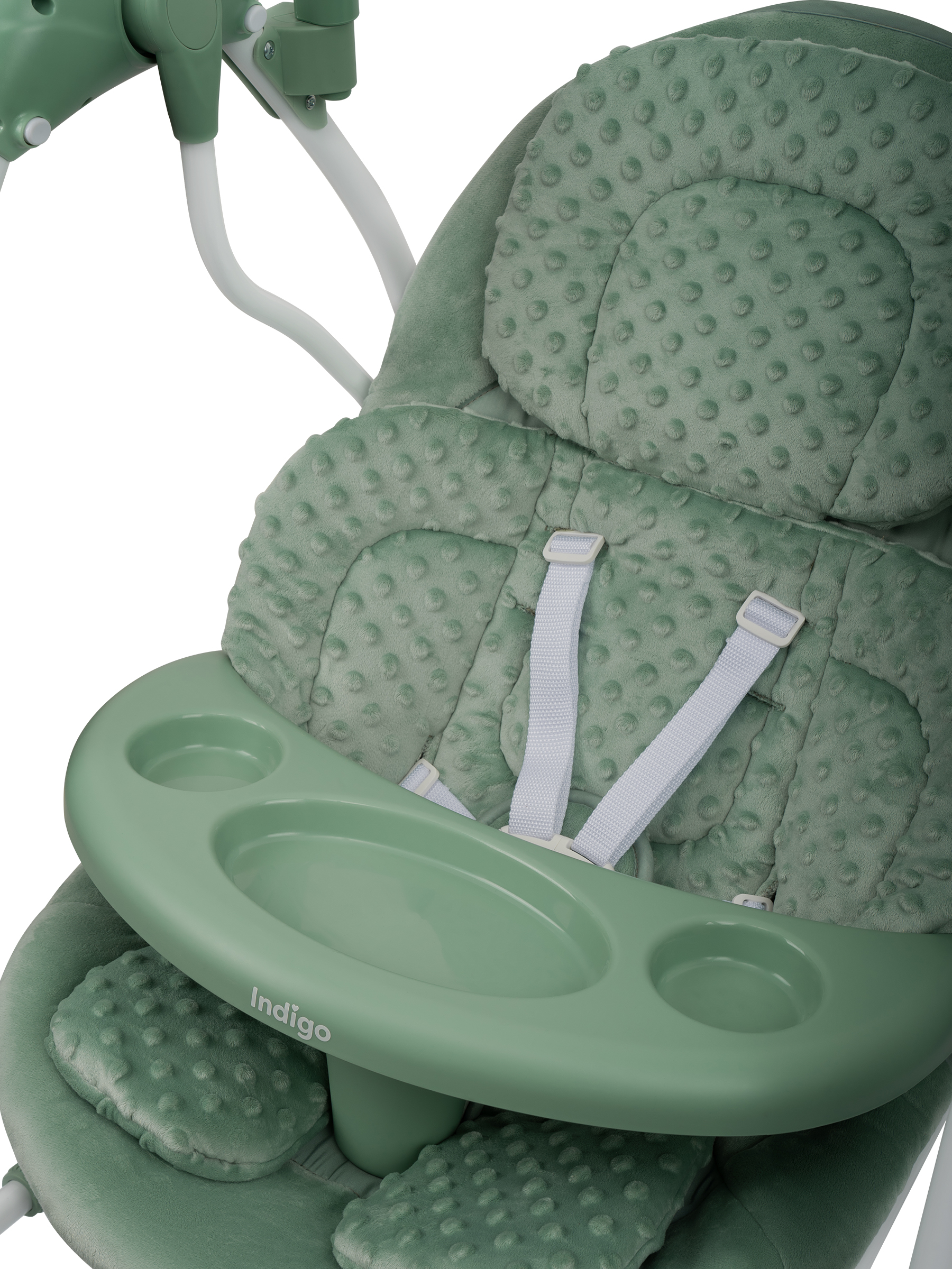 Качели Indigo Fresh зеленый-серый - фото 30