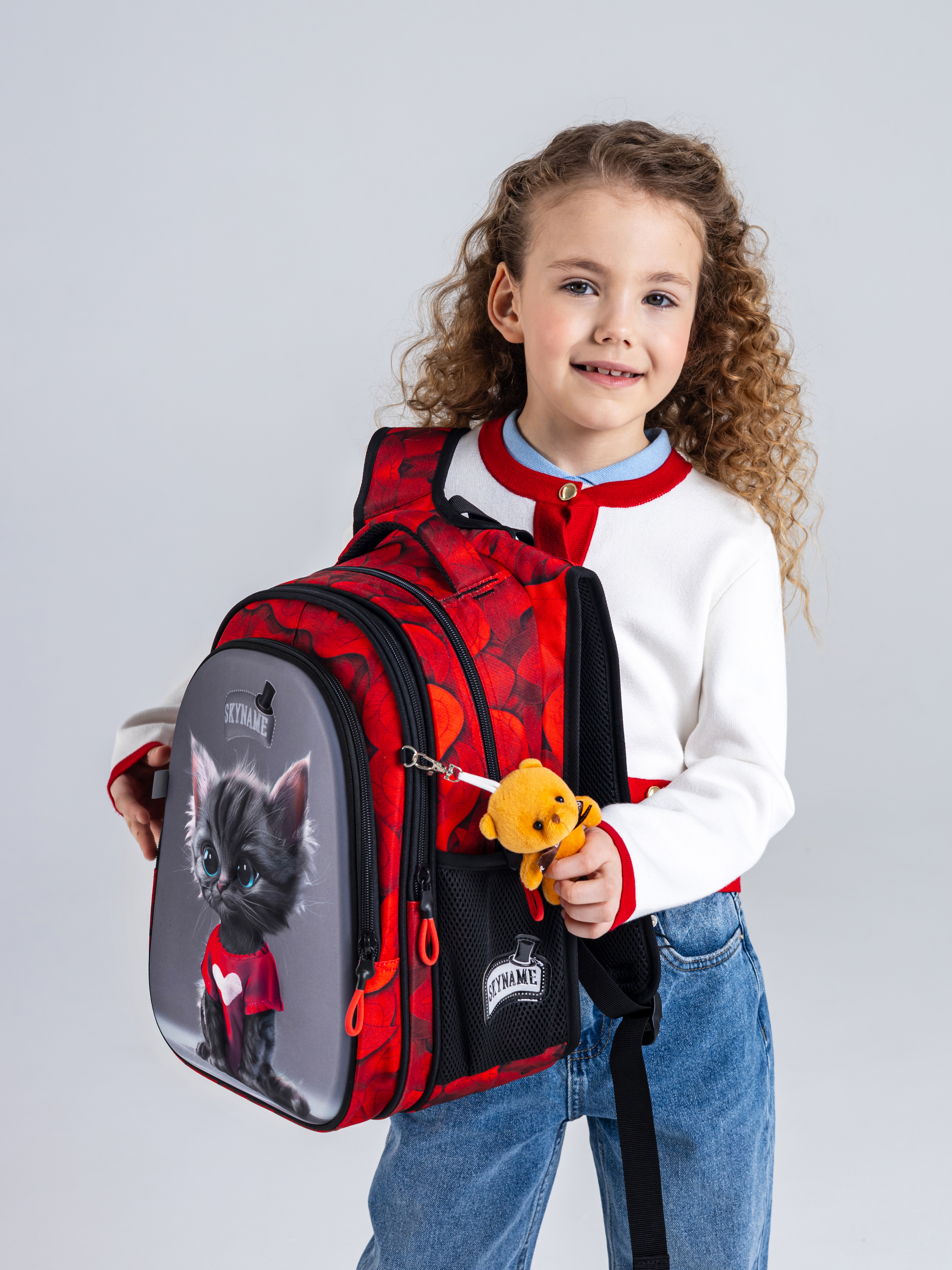 Рюкзак SkyName 1-4 класс, набор 4 в 1 - фото 4