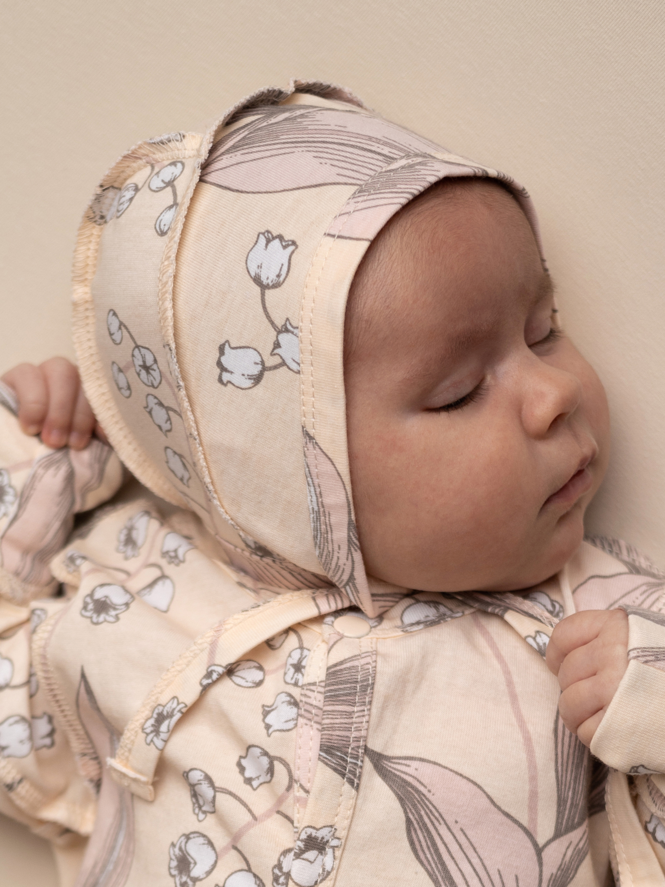 Чепчик 2 шт Happy Baby 90117/pink_milky - фото 1