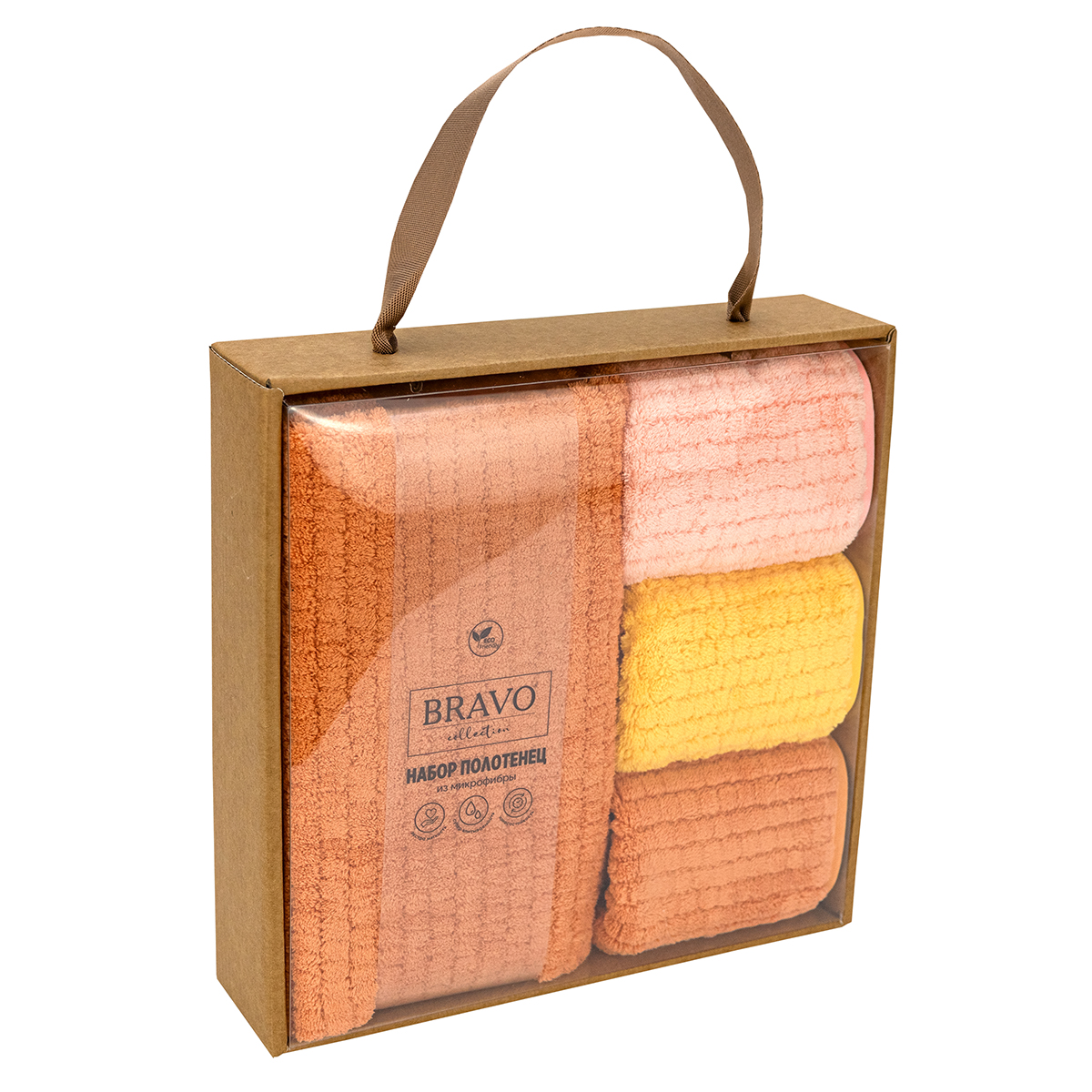 Полотенце BRAVO Гамма 80 x 50 см 4 шт. - фото 5