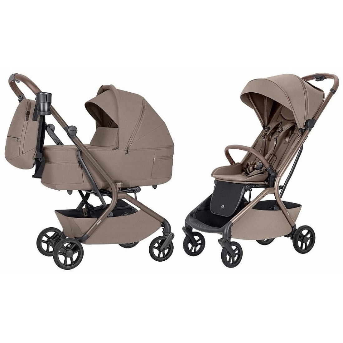 Коляска 2в1 Carrello Magia 2.0 CRL-6655 коричневый - фото 1