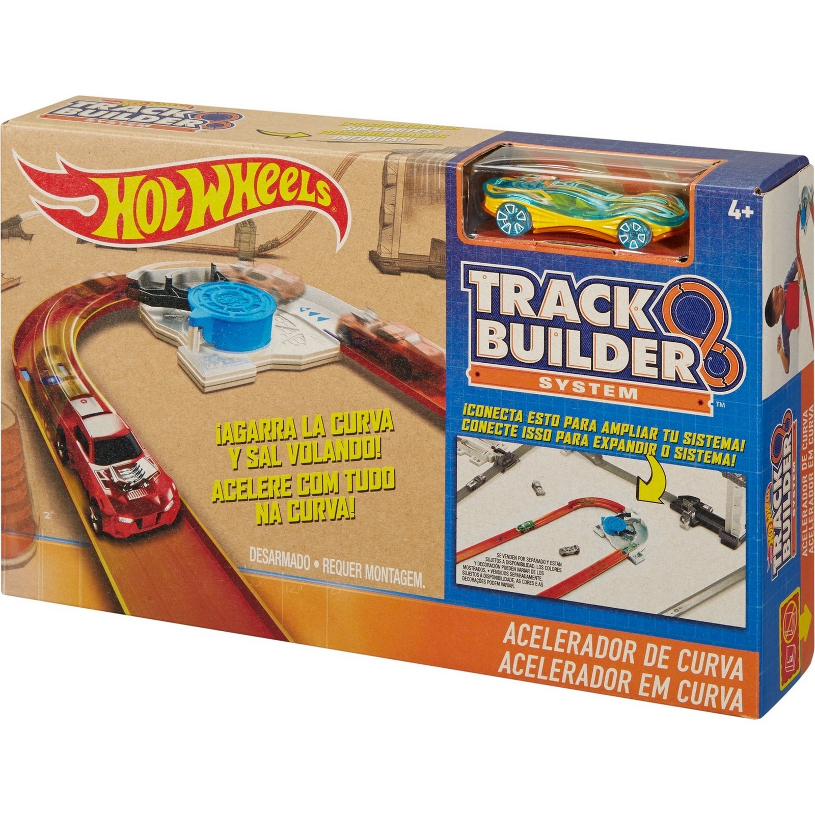Базовый набор Hot Wheels аксессуаров для трека с машинкой в ассортименте DNH84 - фото 33