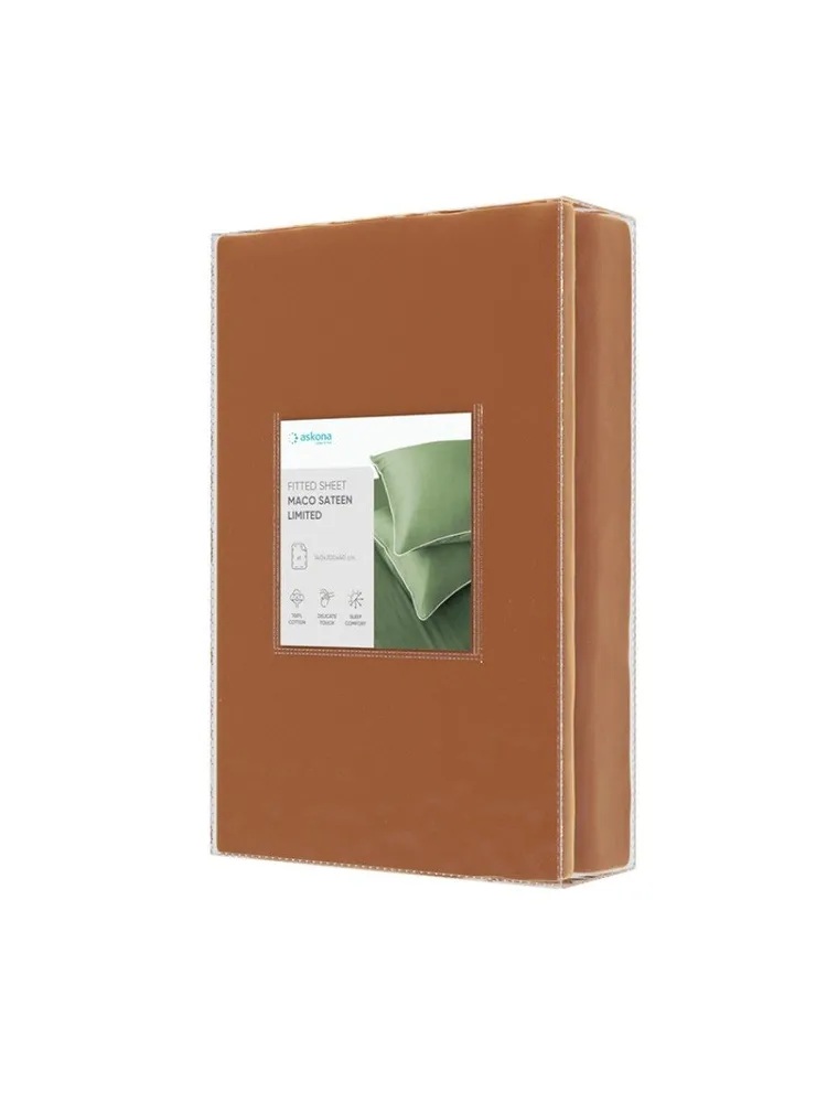 Простыня Askona Maco Sateen Limited 160 x 200 см на резинке 1 шт. - фото 11