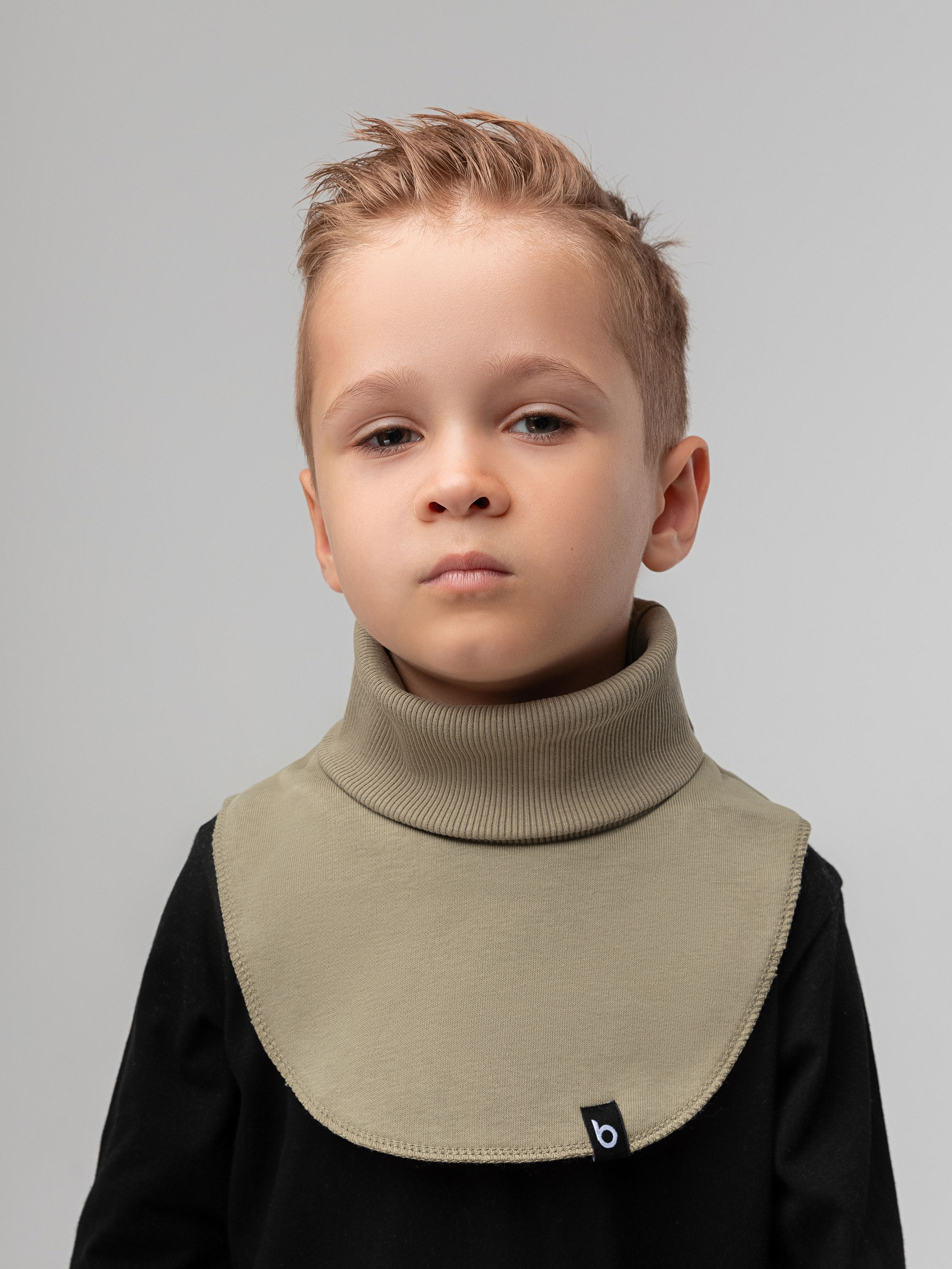 Манишка Bodo 12-115M_пыльный оливковый - фото 2