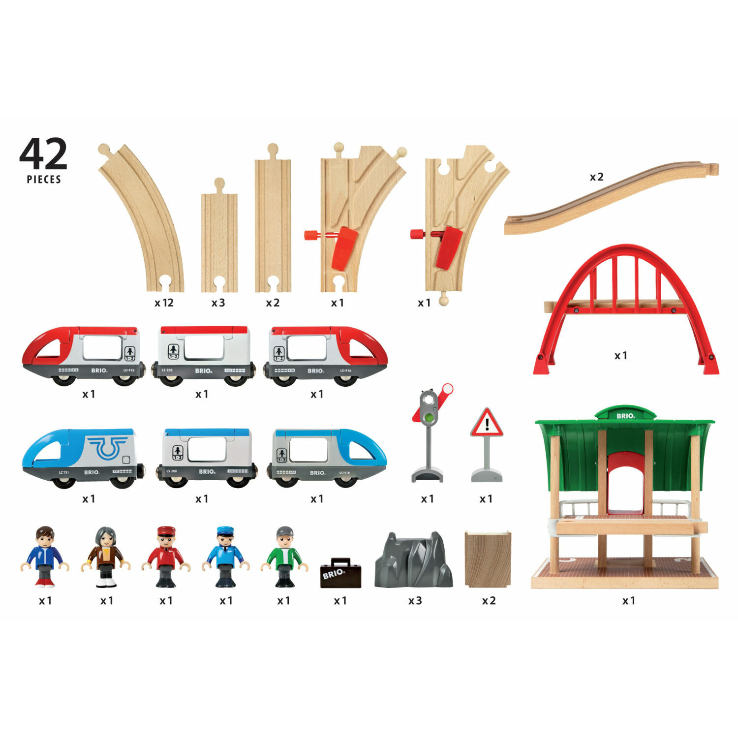 Набор железнодорожный Brio 112 см 33512 - фото 10