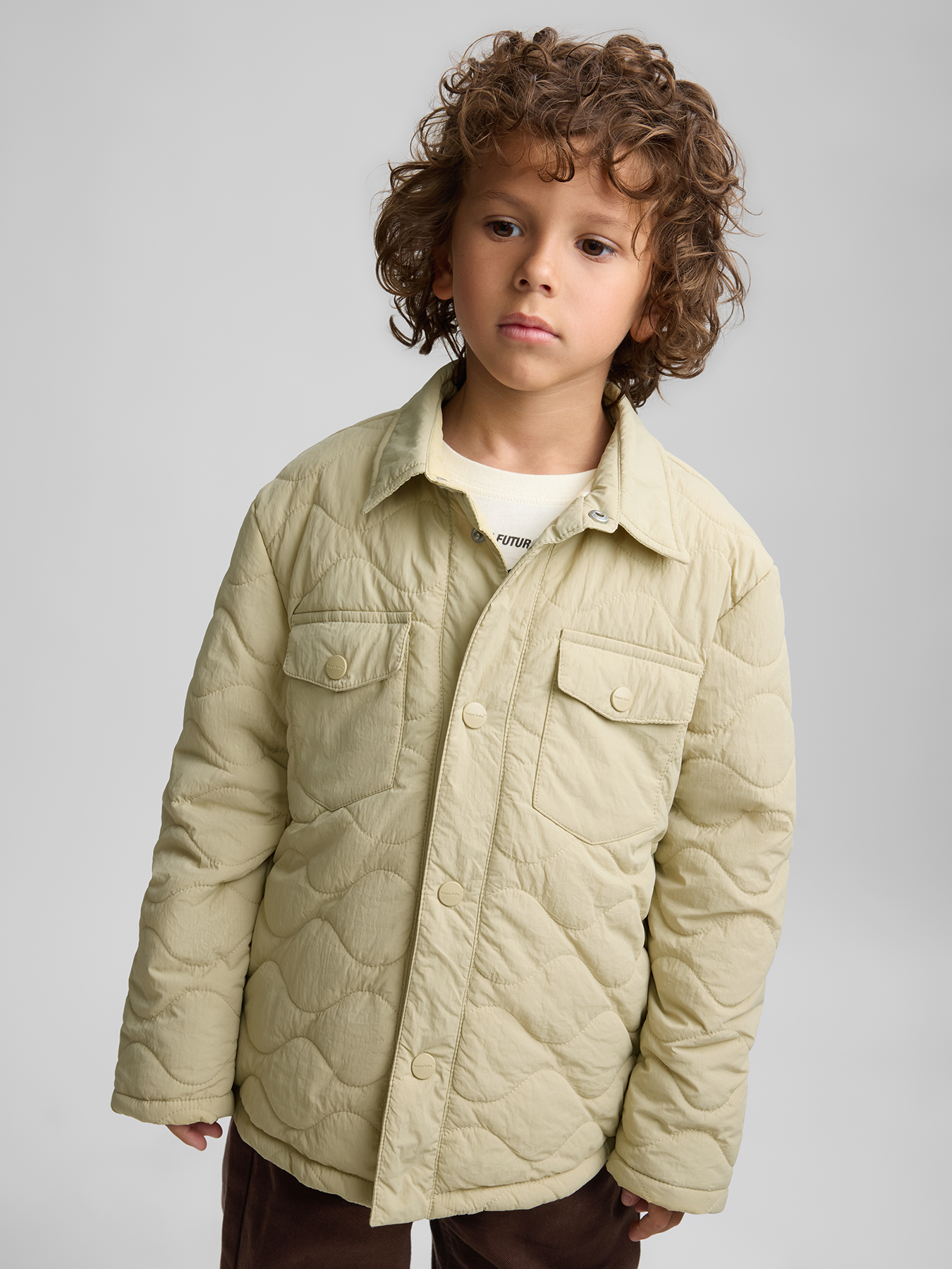 Куртка Happy Baby 88670_beige - фото 1