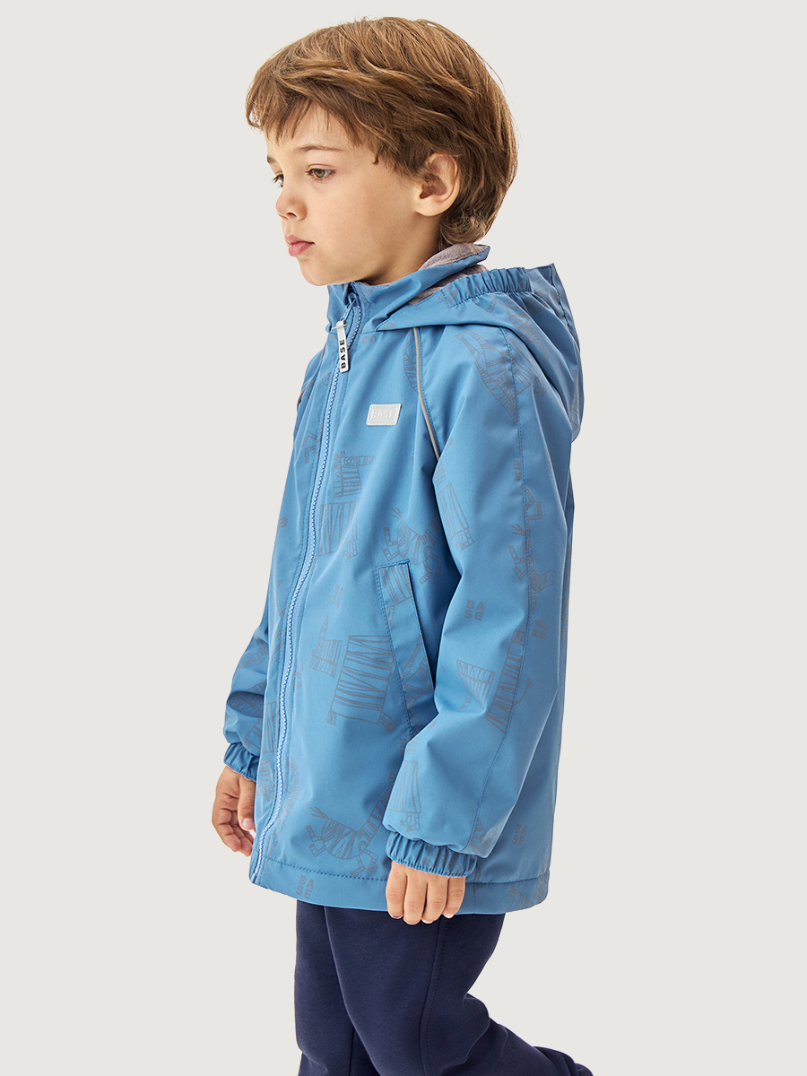 Ветровка BASE by NIKASTYLE б4л10126 джинс - фото 4