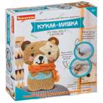 Набор для творчества Bondibon вышивание Кукла-мишка
