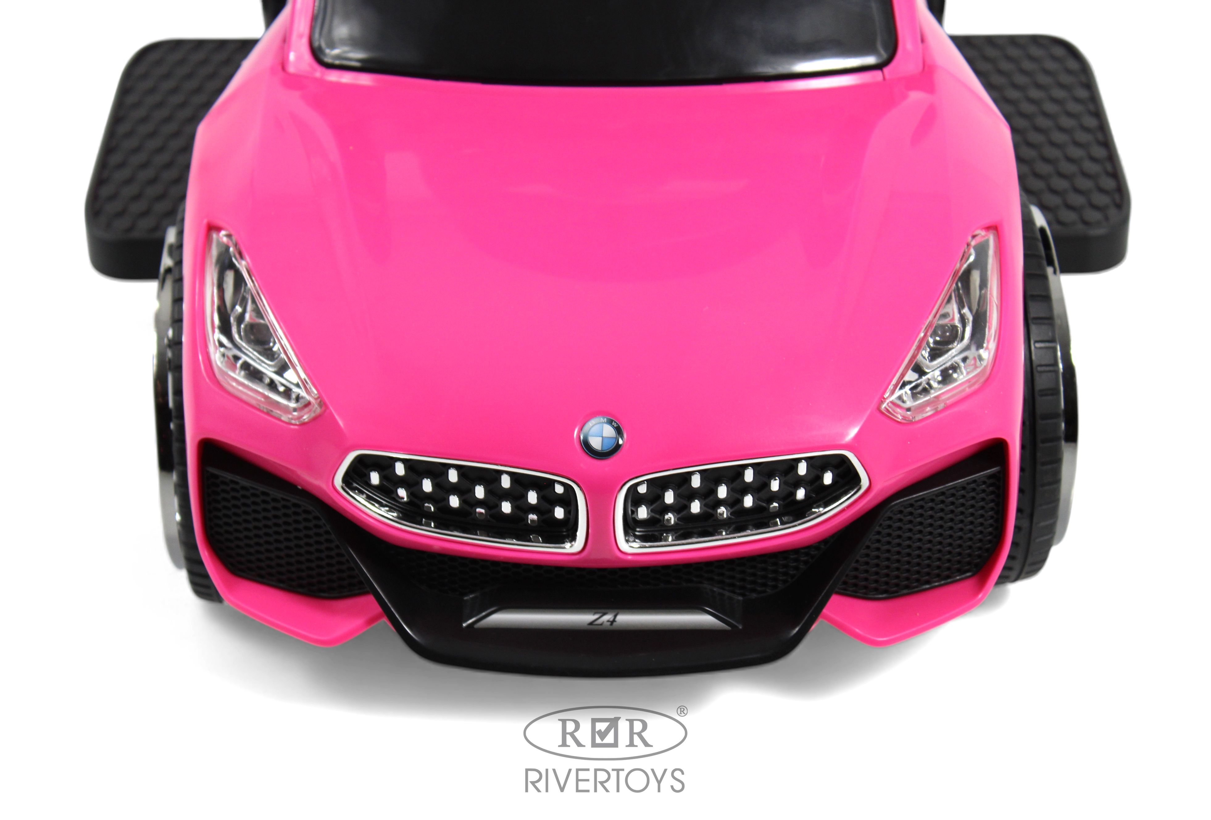 Каталка RIVERTOYS Z005ZZ-BP-PINK розовый - фото 3