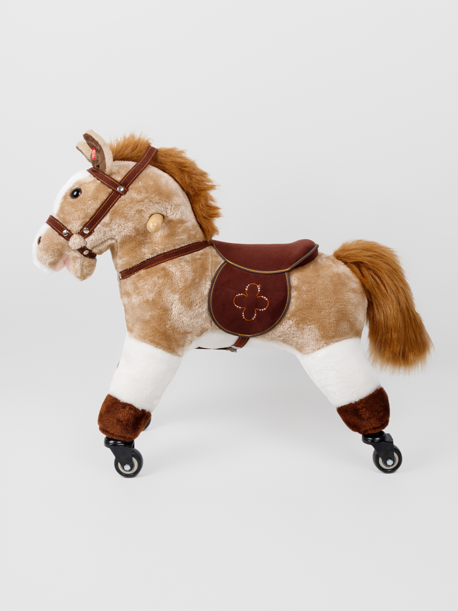 Каталка Amarobaby Funny Horse бежевый в ассортименте - фото 15