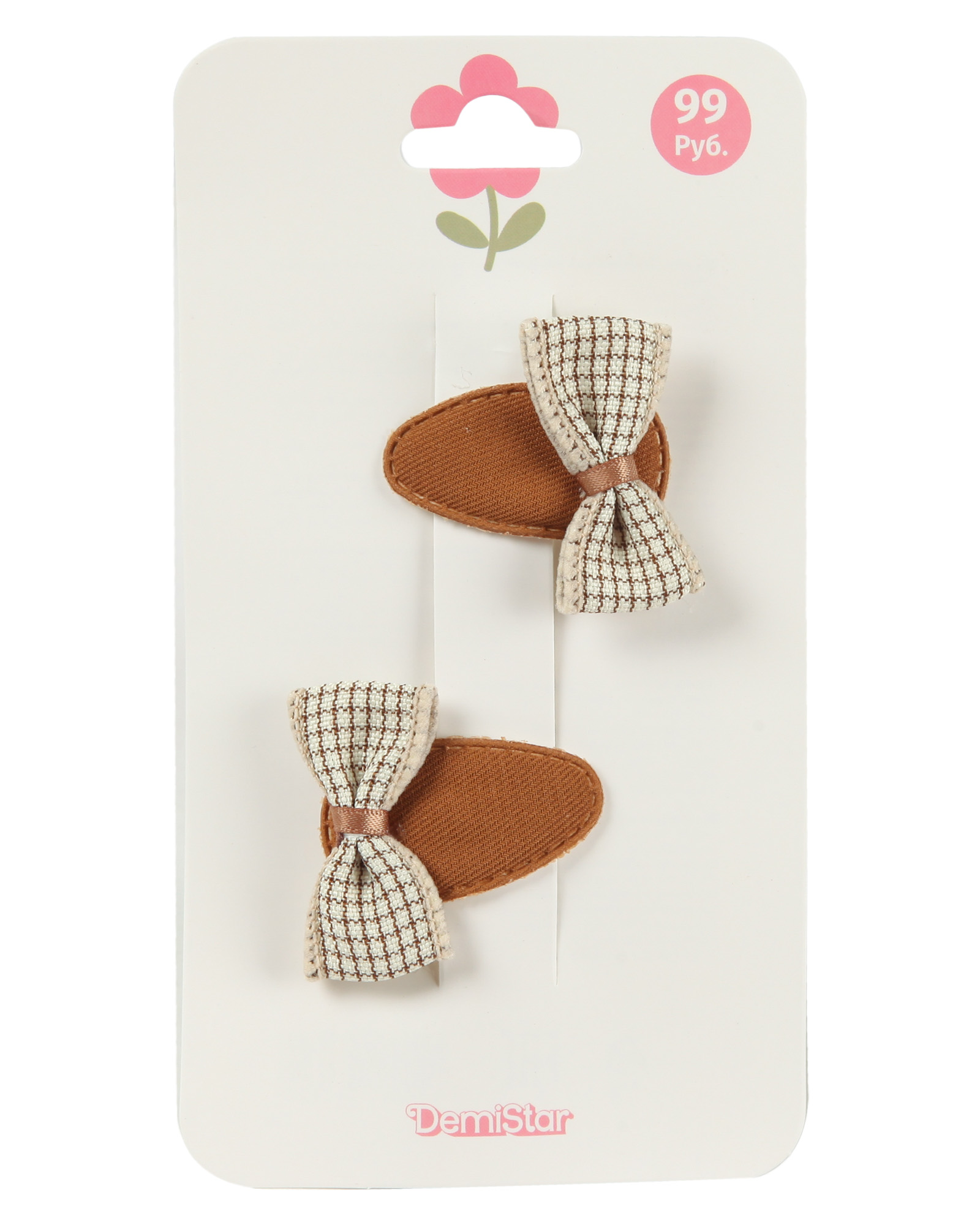 Заколка Demi Star Brown 2 шт. - фото 5