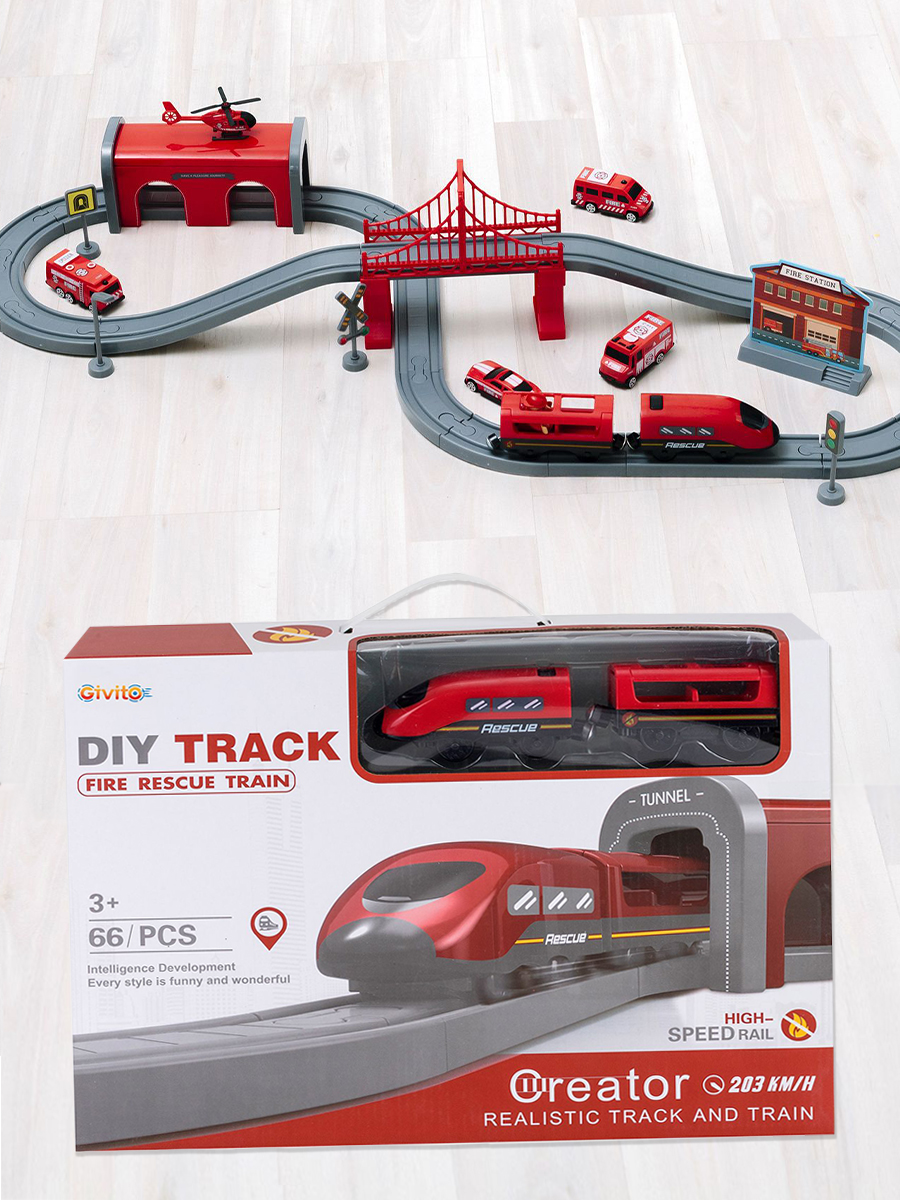 Набор железнодорожный Givito G201-007 - фото 5