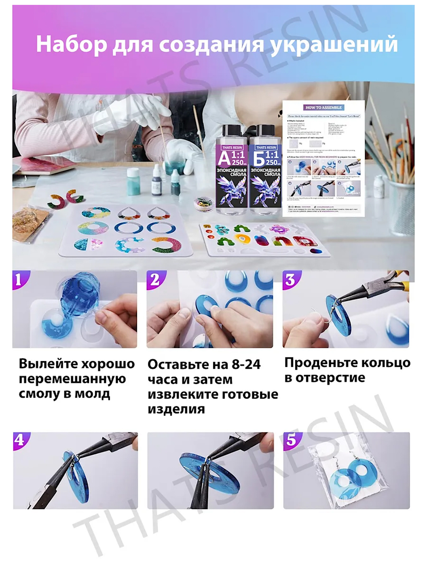 Набор для творчества ThatsResin эпоксидная смола - фото 21