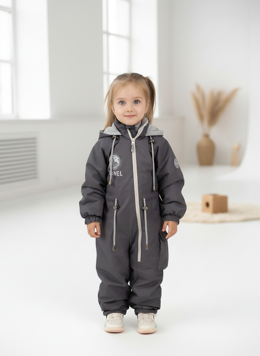 Комбинезон Arctic kids 30-029 серый - фото 1