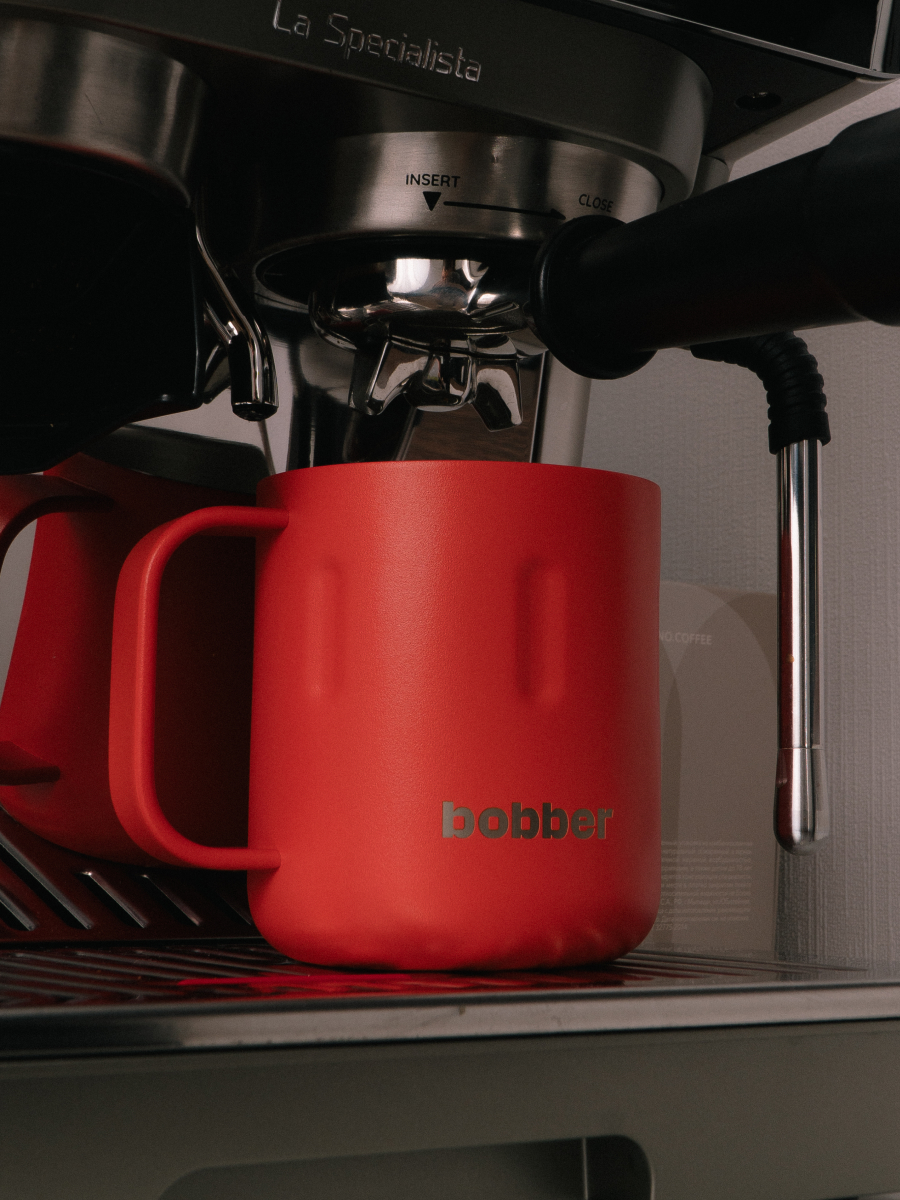 Термокружка Mug 300 мл для напитков Bobber красный - фото 3