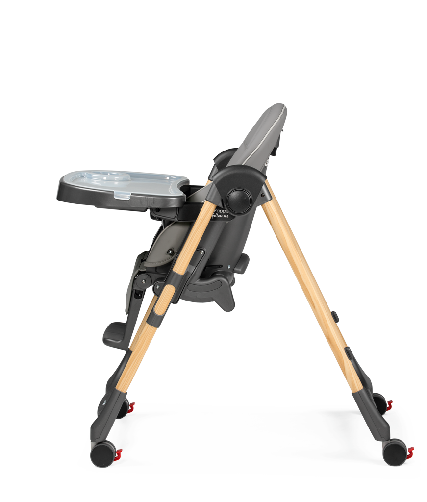 Стульчик для кормления Peg-Perego Prima Pappa Follow Me серый - фото 4