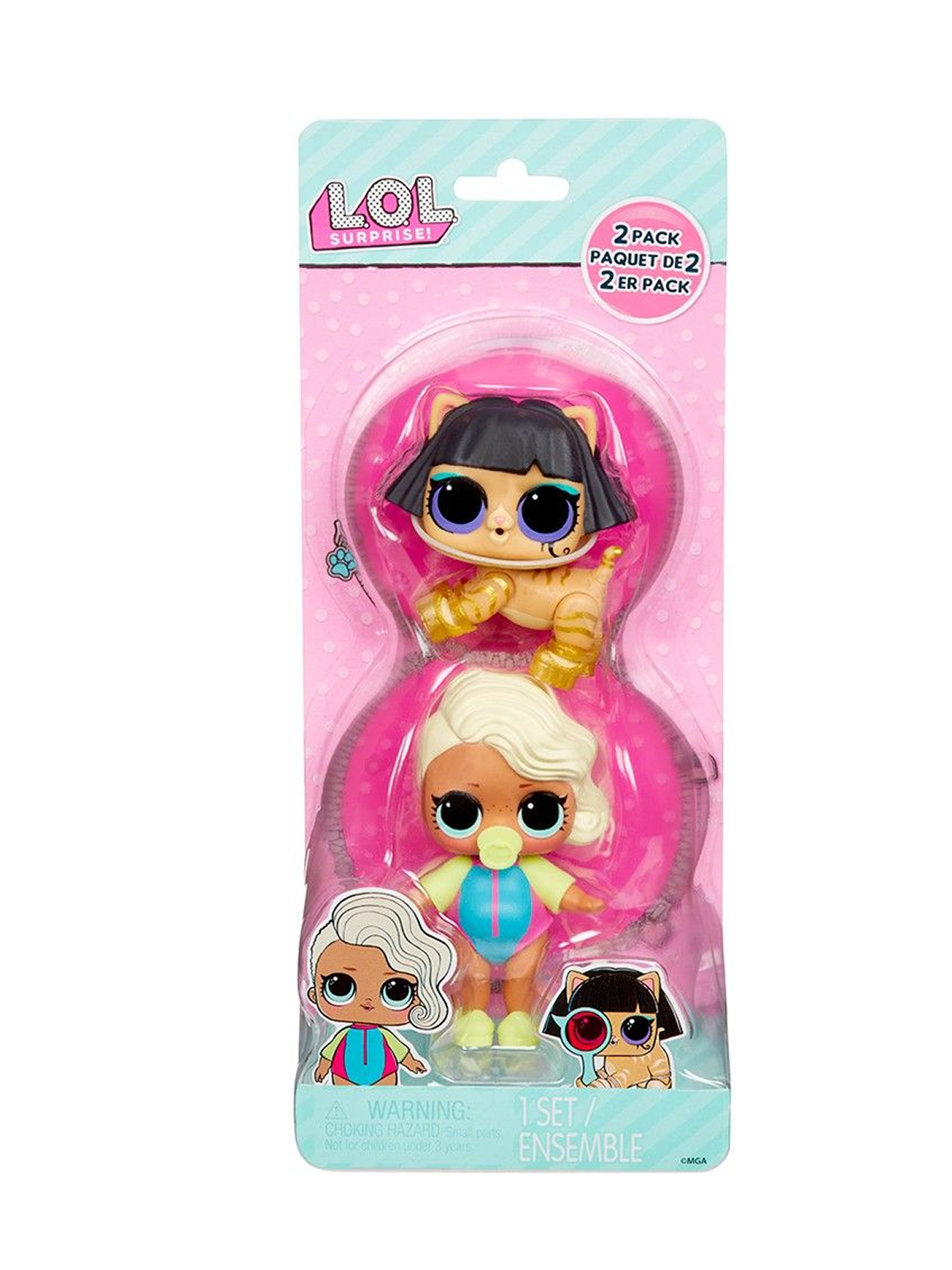 Кукла мини L.O.L. Surprise! opp tots с питомцем Серфер 987819 блондинка и питомец - фото 5