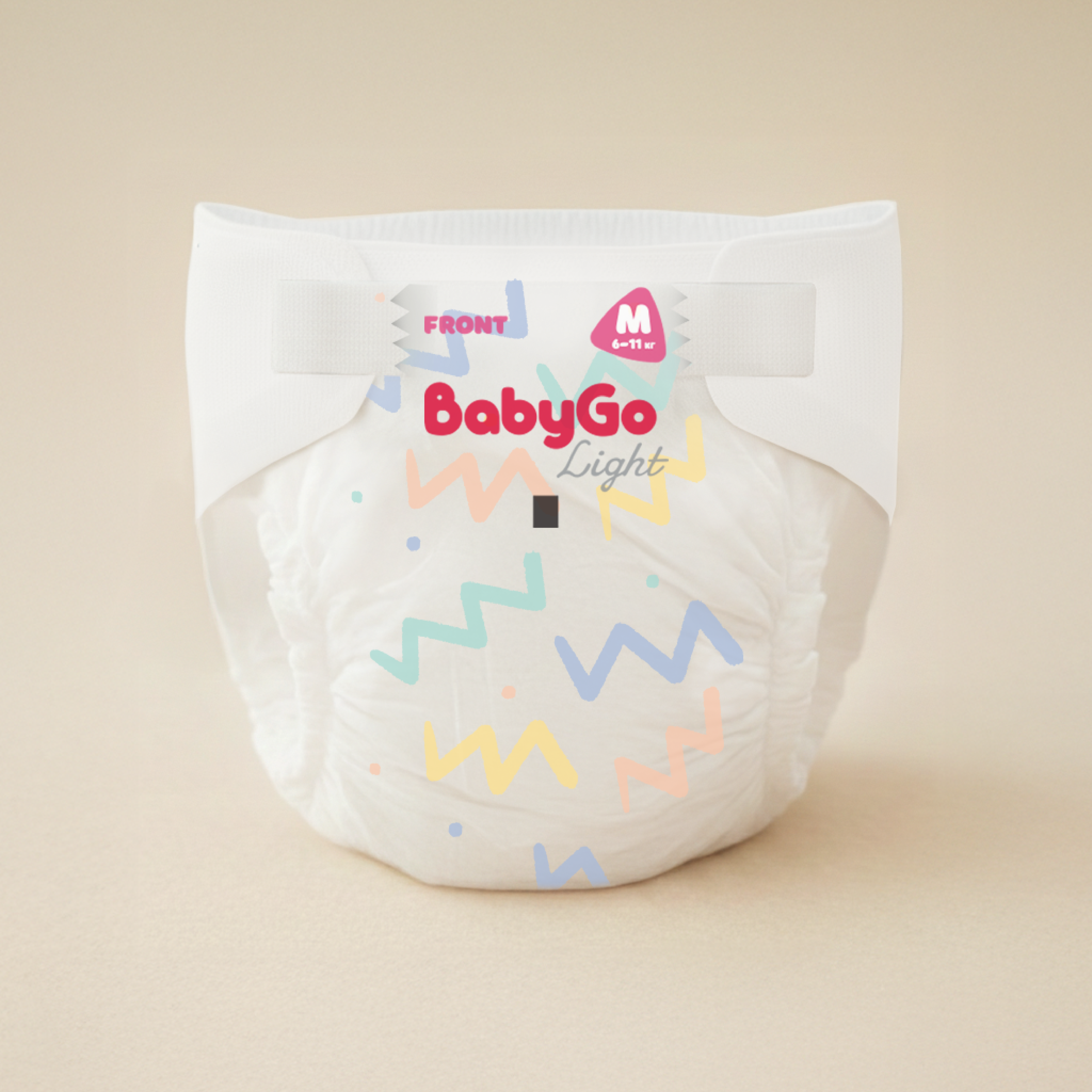 Подгузники BabyGo Light ультратонкие M (6-11) 54 шт. - фото 2