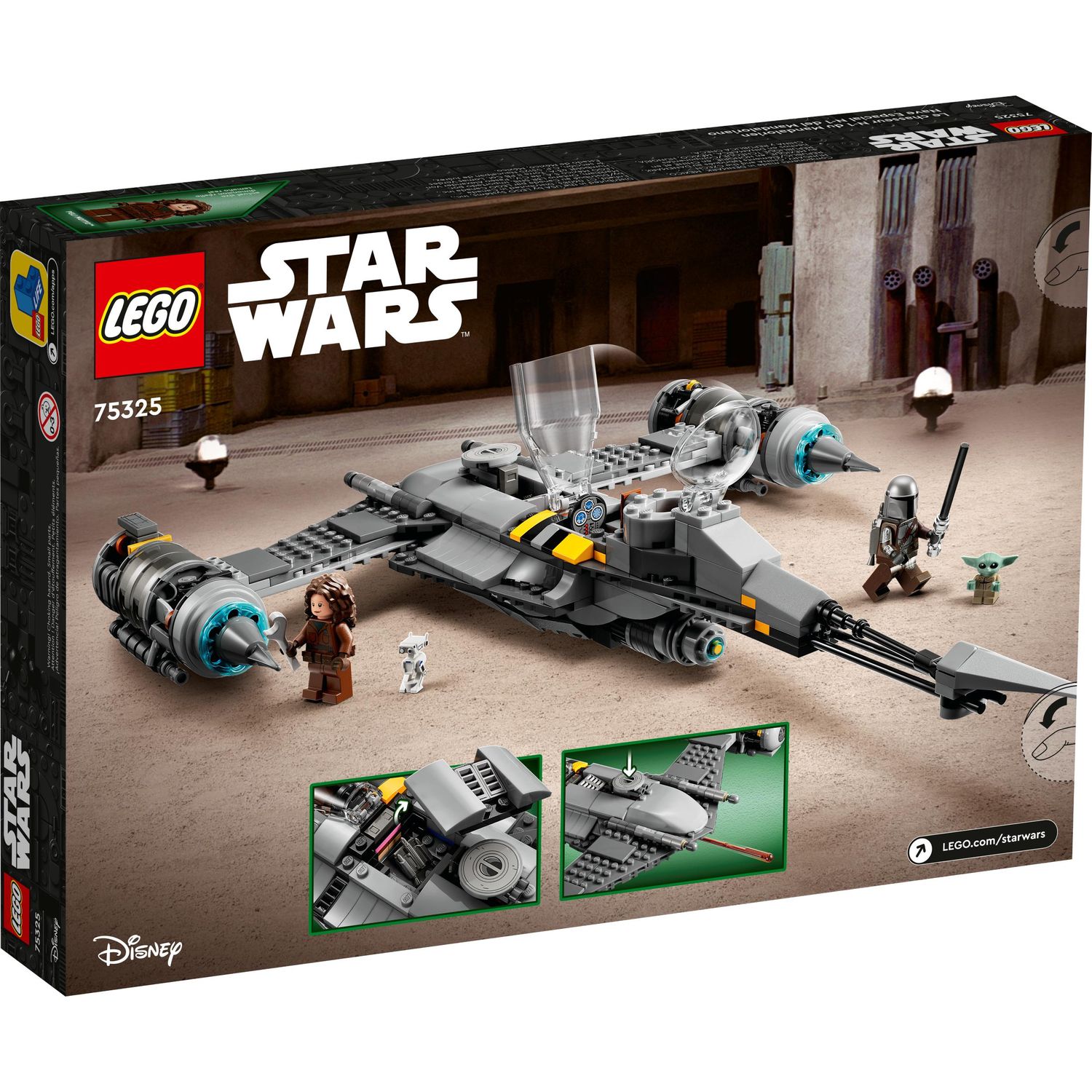 Конструктор LEGO Star Wars Истребитель Мандалорца 412 дет. - фото 3