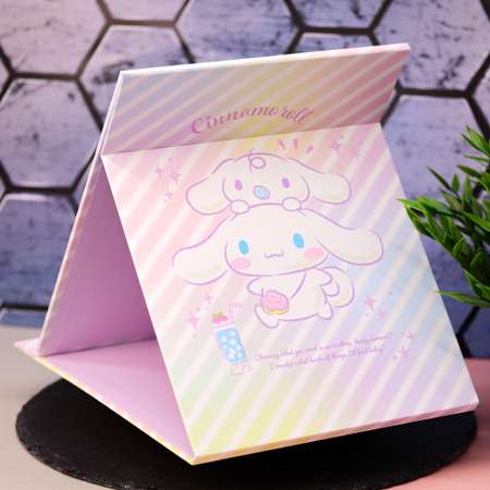 Зеркало настольное для макияжа iLikeGift Cinnamoroll rainbow