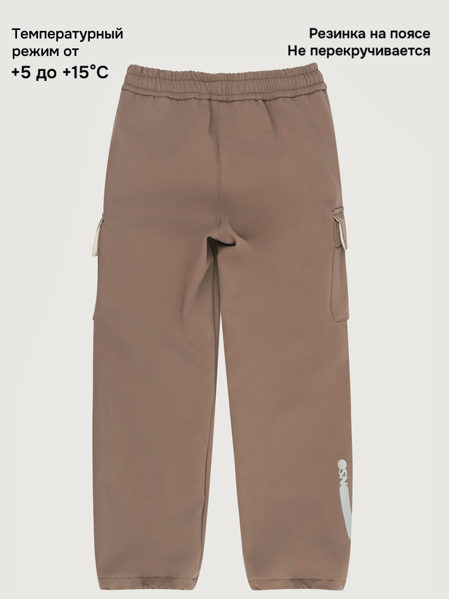 Брюки утепленные NIKASTYLE 2л16826 кофе - фото 4