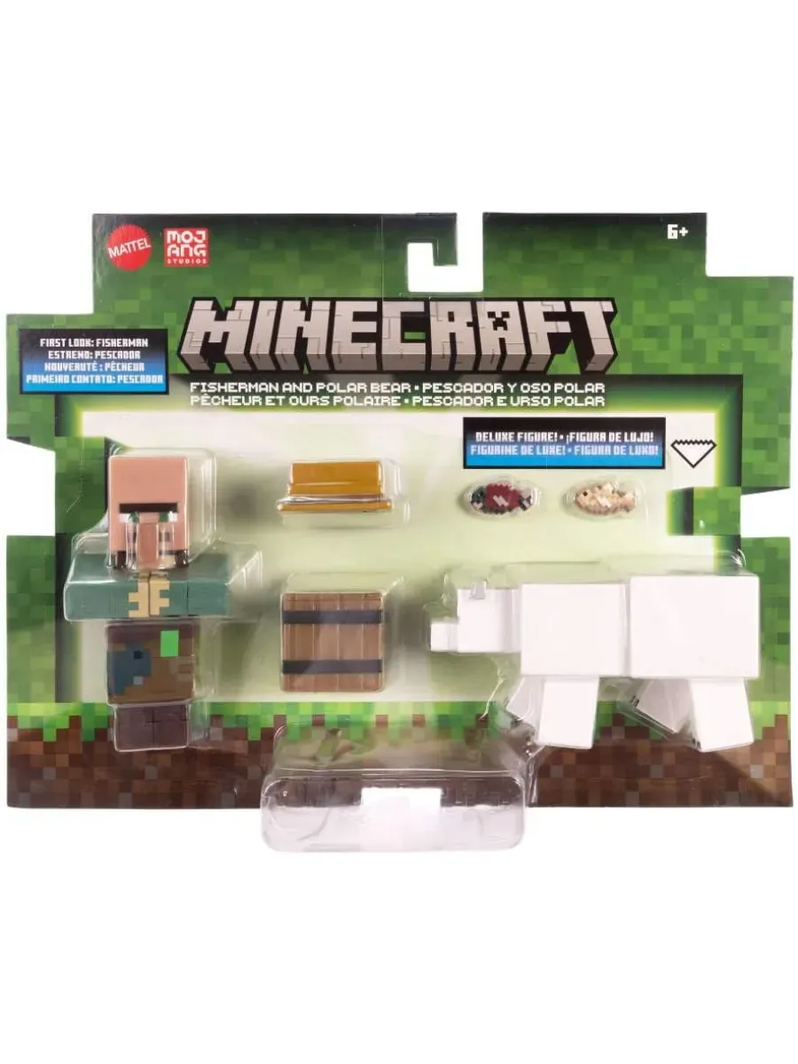 Игровой набор Minecraft Fisherman and Polar bear - фото 2