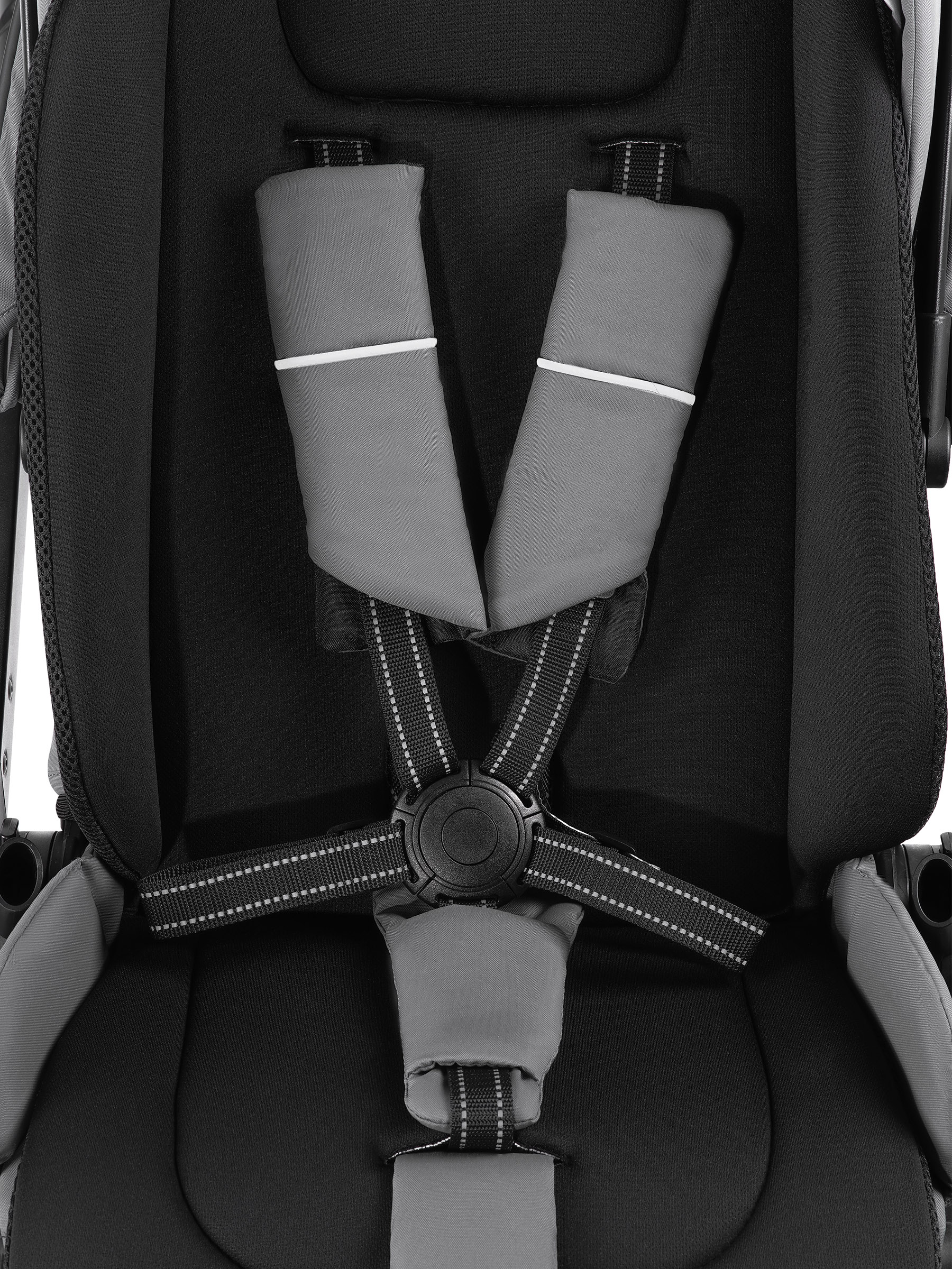 Коляска прогулочная JOVOLA Enigma всесезонная серый - фото 22