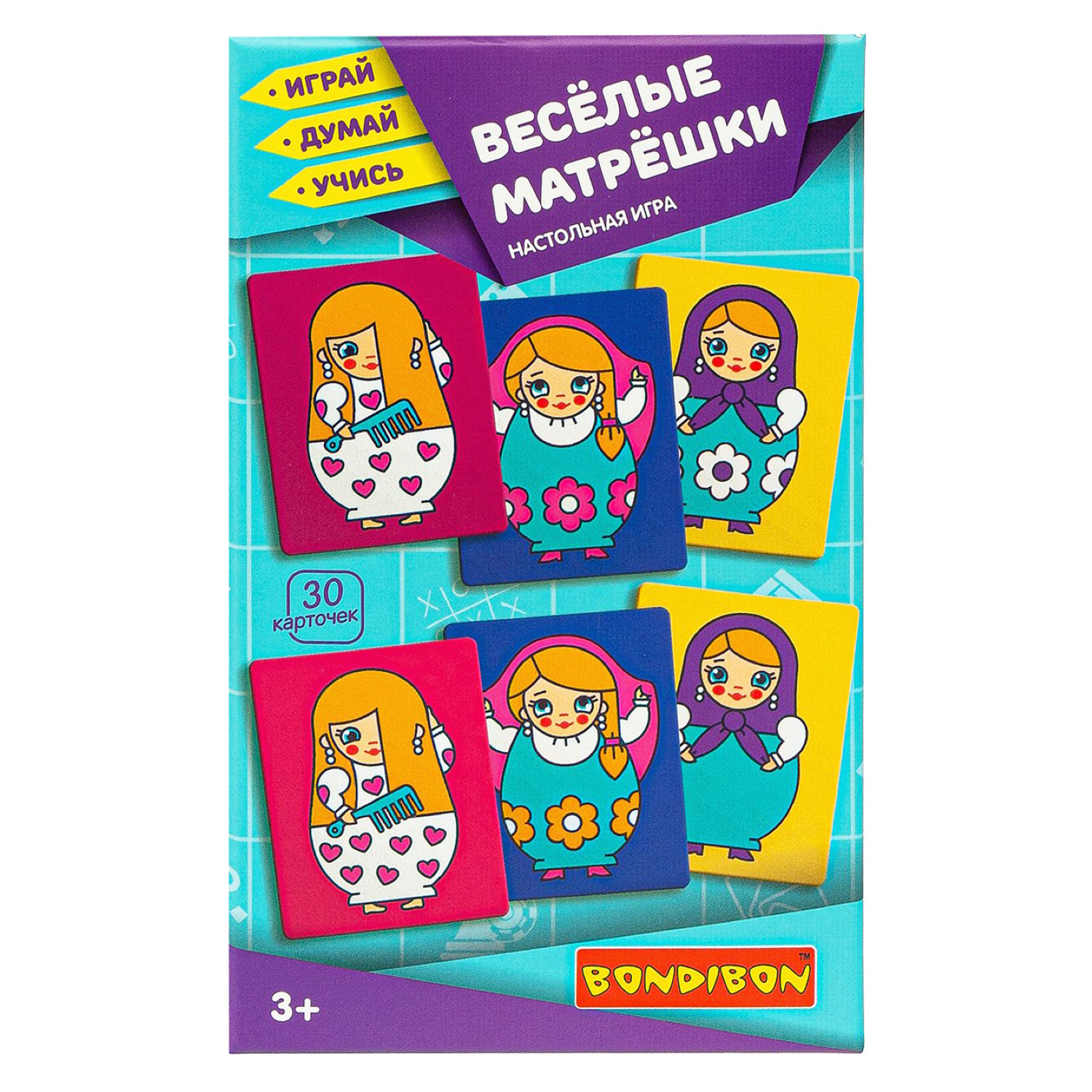Настольная игра Bondibon Веселые матрешки - фото 11