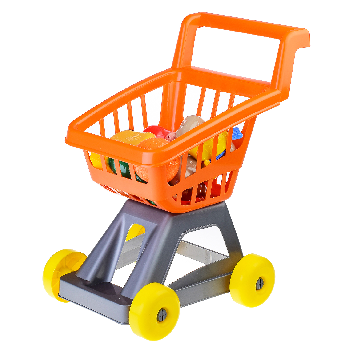 Игровой набор СТРОМ тележки и корзинки, продукты - фото 1