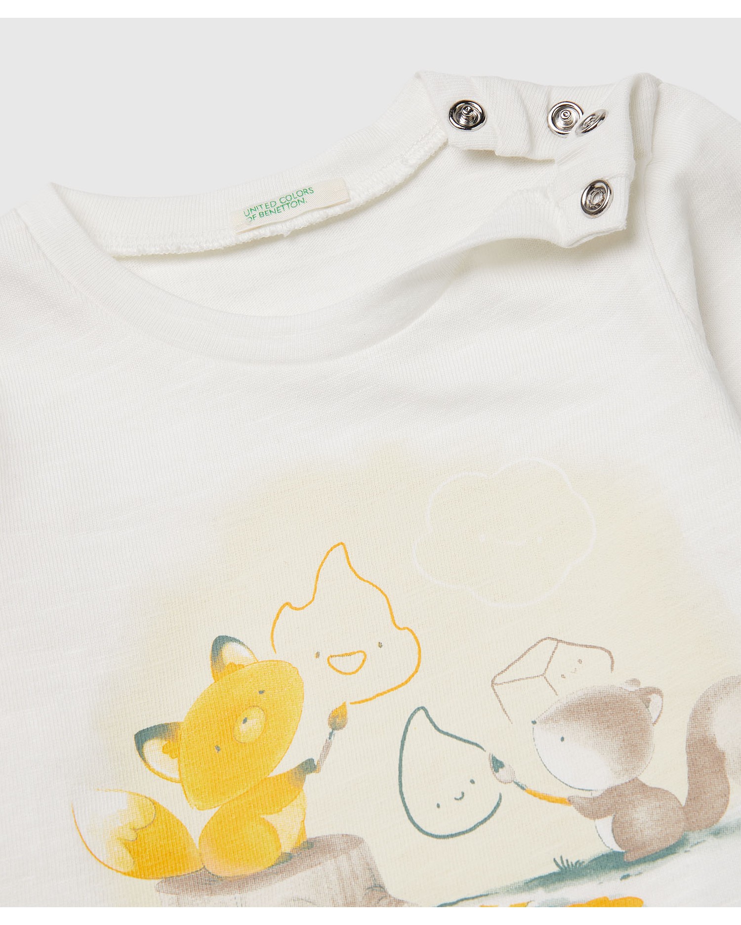 Лонгслив United Colors of Benetton 25A_3TAMA106P_902 - фото 2