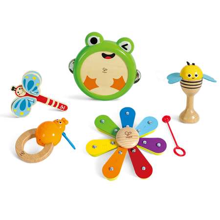 Игрушка музыкальная Hape аксессуар, кастаньеты, ксилофон, бубен