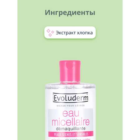 Мицеллярная вода Evoluderm 500 мл