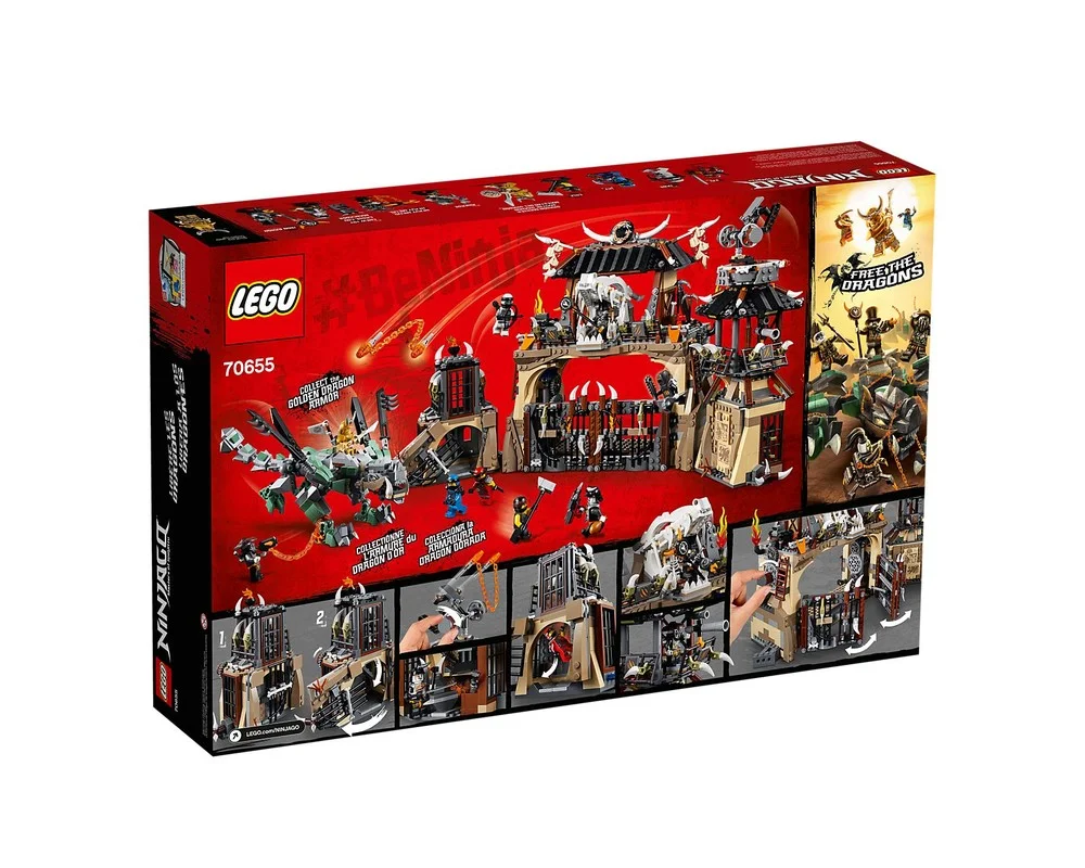 Изображение товара Конструктор LEGO NINJAGO 70655 Пещера Драконов - серия Ниндзяго Изображение товара Конструктор LEGO NINJAGO 70655 Пещера Драконов - серия Ниндзяго