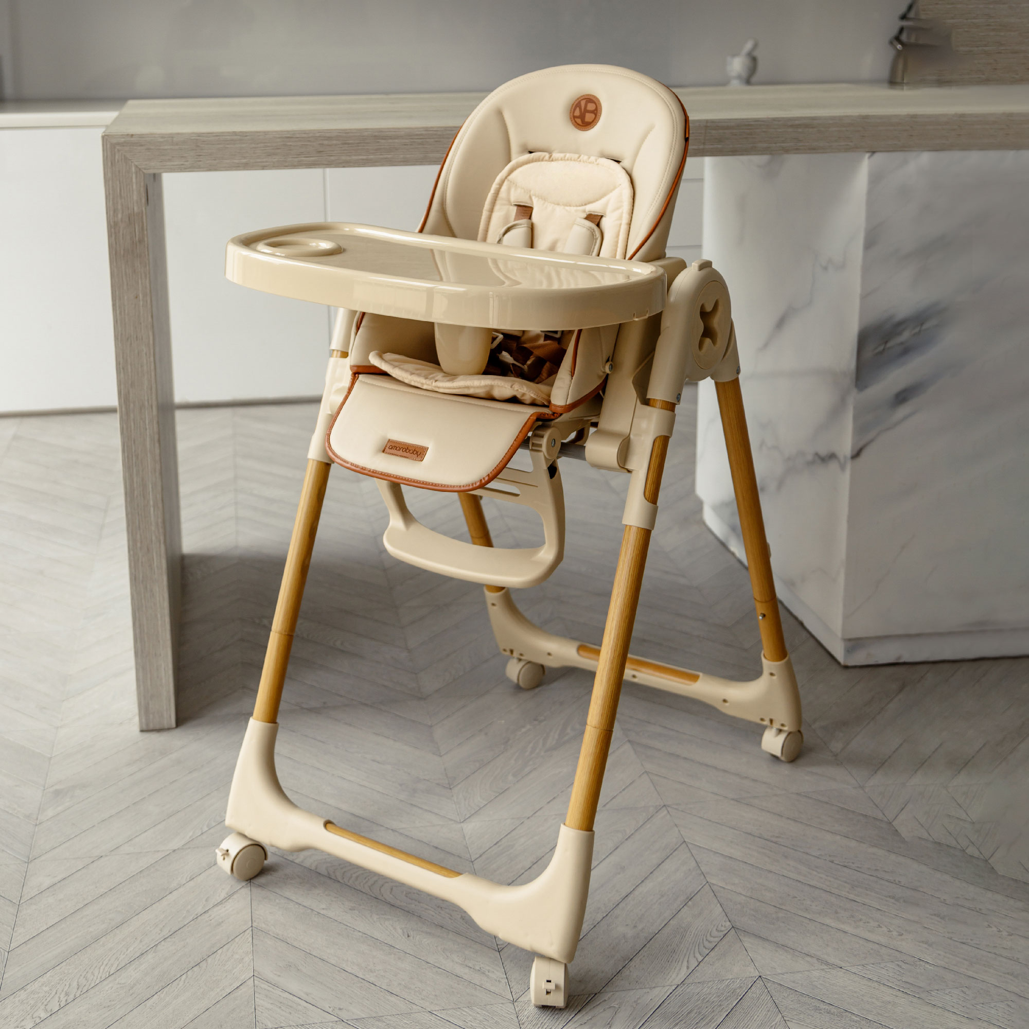 Стульчик для кормления Amarobaby Elegant трансформер - фото 2