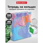 Тетрадь со сменным блоком Brauberg клетка 120 лист.