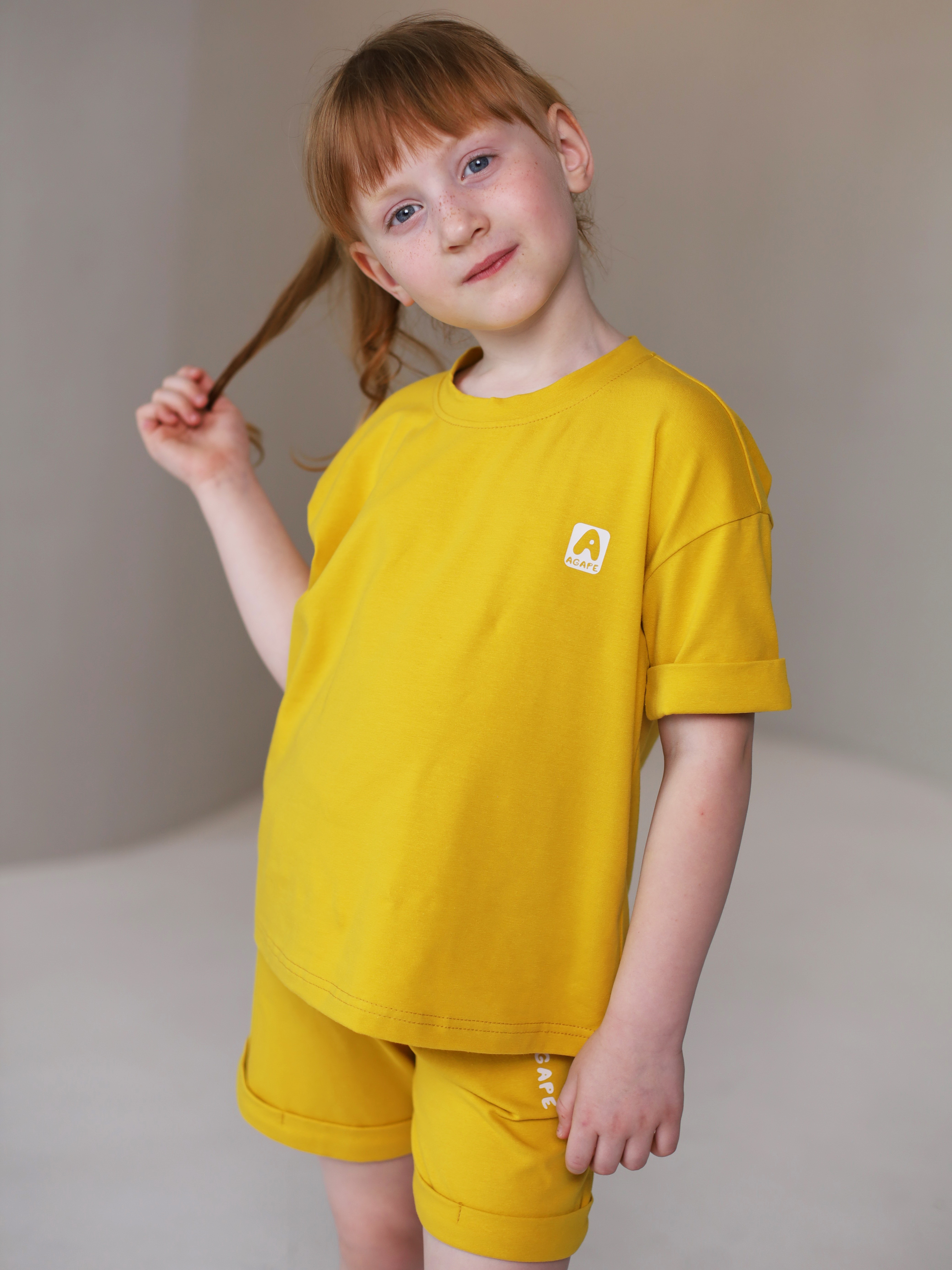 Костюм Агапэ 8016_горчичный - фото 2