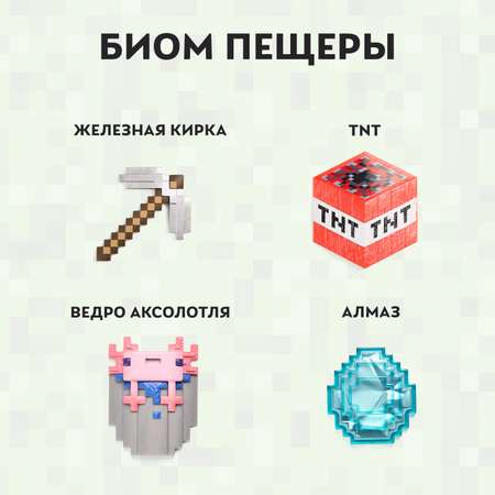 Игровой набор Minecraft Сундук Биом Пещеры