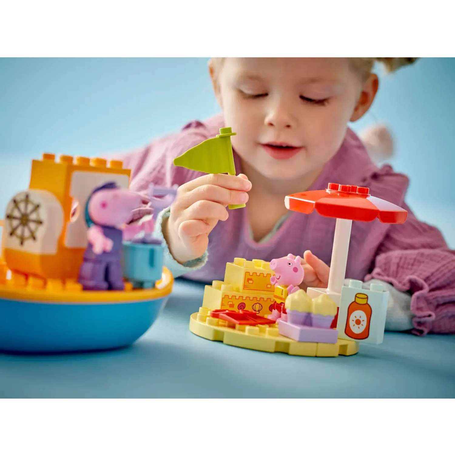 Конструктор LEGO DUPLO Путешествие со Свинкой Пеппой 23 дет. - фото 5