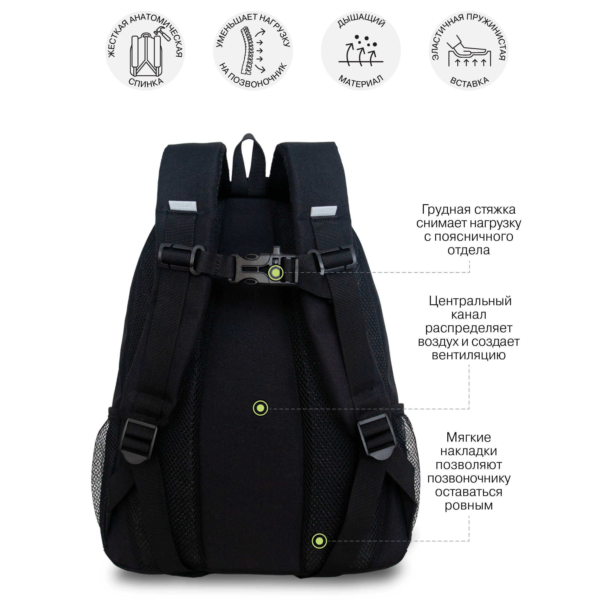 Рюкзак Grizzly для девочки - фото 7