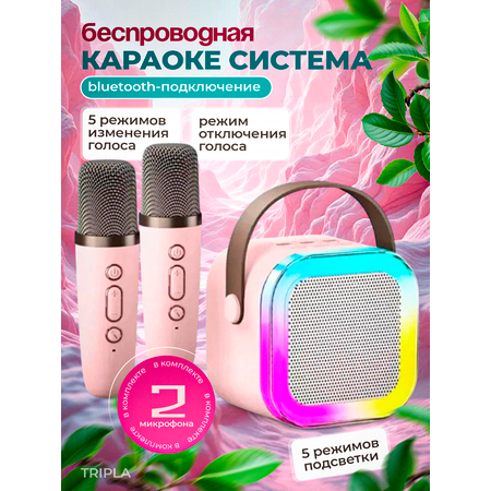 Детское караоке MagicStyle караоке с 2 беспроводными микрофонами