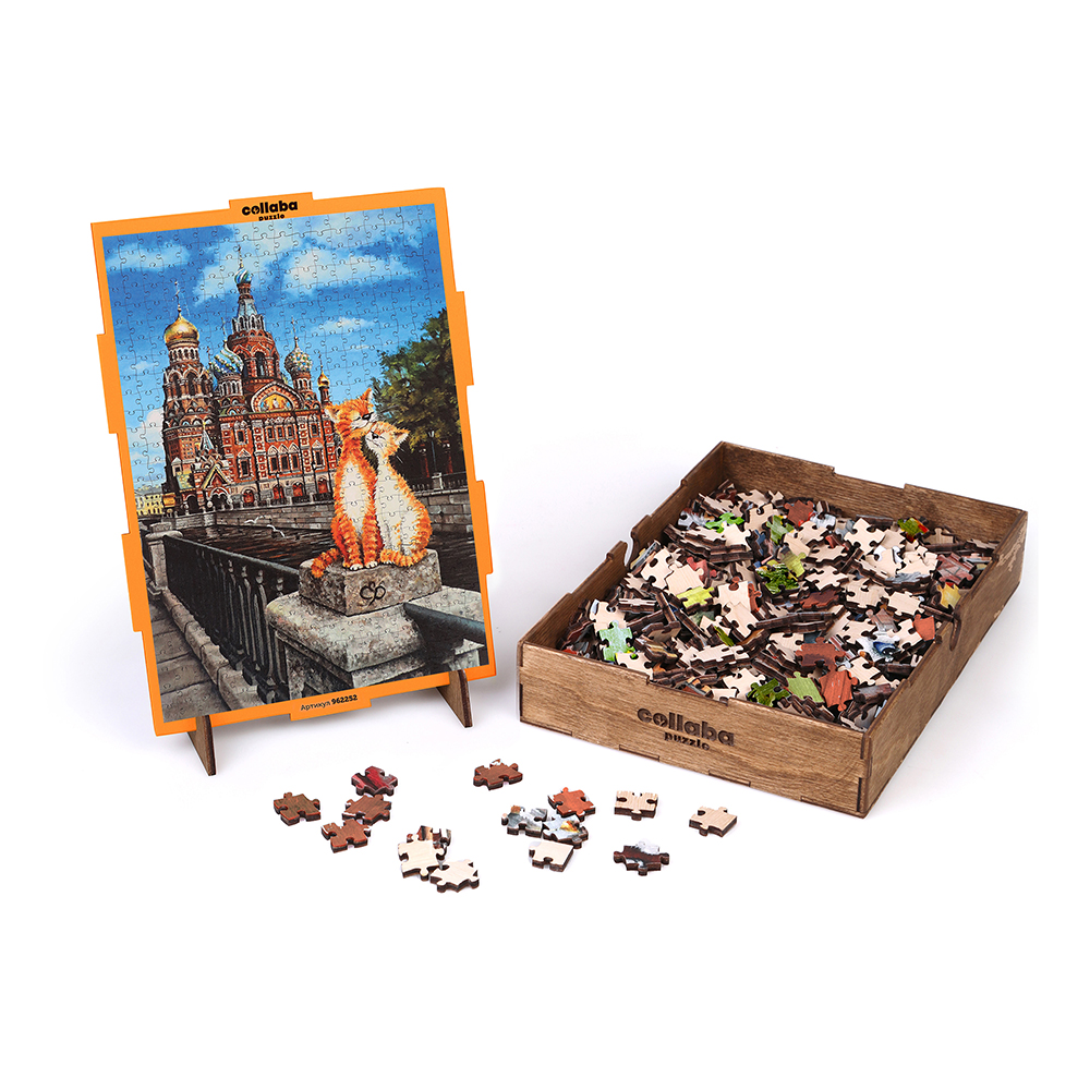 Пазл Collaba puzzle деревянный - фото 10