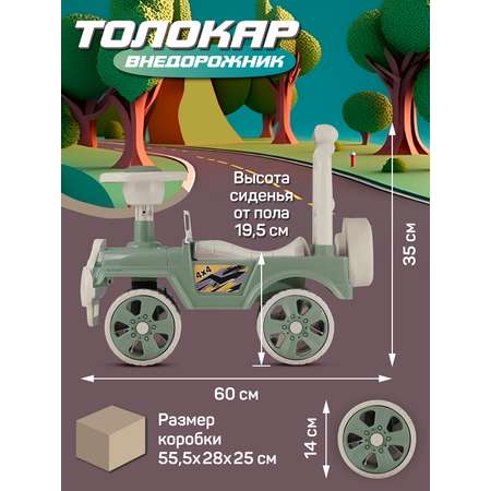 Каталка Толокар Компания Друзей машина детская Внедорожник