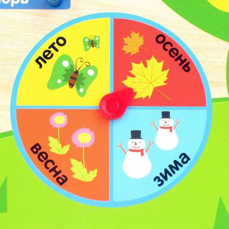 Игрушка Мастер игрушек бизиборд Календарь я часами Цветочек